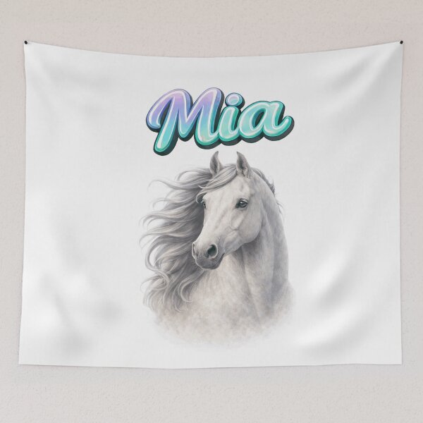 Item preview, Mia Horse Zodiac — Freedom, Grace and Gentle Strength of the Chinese Horse designed and sold by AlexLineArt.