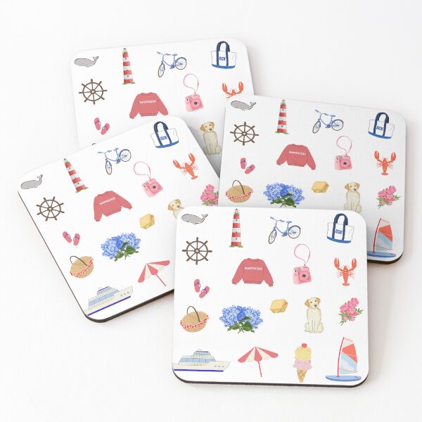 Item preview, Nantucket Coastal Charm Illustration designed and sold by Coastal Joy.
