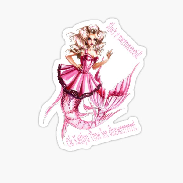 Miz Mattel Mermaid Sticker