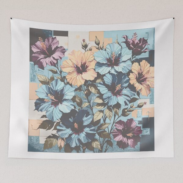 Item preview, The Timeless beauty Hibiscus syriacus #17 designed and sold by Helios Be. Lavsh.