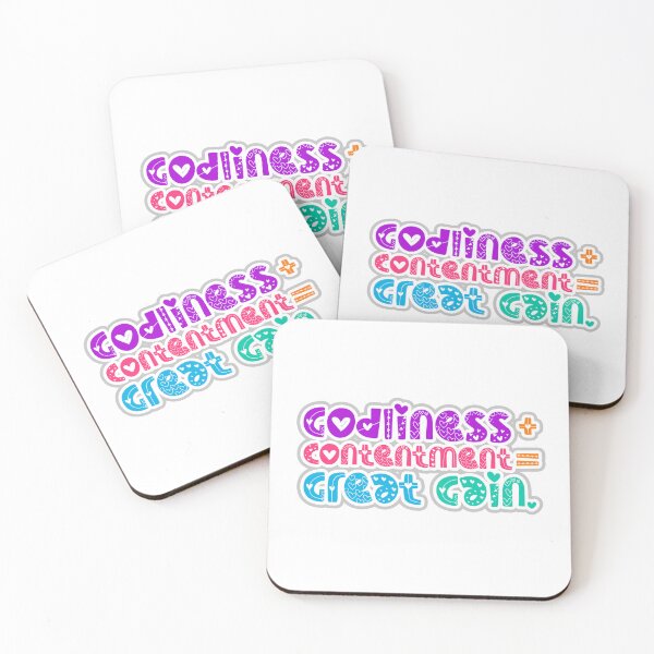 Item preview, Godliness with Contentment is Great Gain designed and sold by Bikers777.