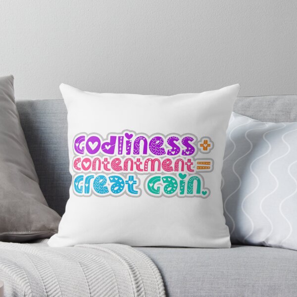 Item preview, Godliness with Contentment is Great Gain designed and sold by Bikers777.