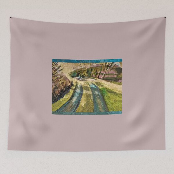 Item preview, Bucolic Scene with Sheep designed and sold by oh-bi-me.