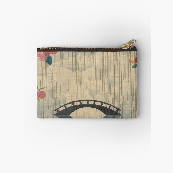 Item preview, Deconstructed Ukiyo-e: Abstract Rain & Misaligned Washi Texture designed and sold by Vandy Fullam.