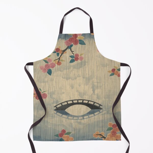 Item preview, Deconstructed Ukiyo-e: Abstract Rain & Misaligned Washi Texture designed and sold by Vandy Fullam.