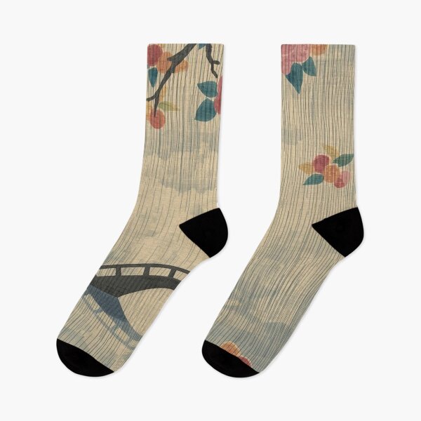 Item preview, Deconstructed Ukiyo-e: Abstract Rain & Misaligned Washi Texture designed and sold by Vandy Fullam.