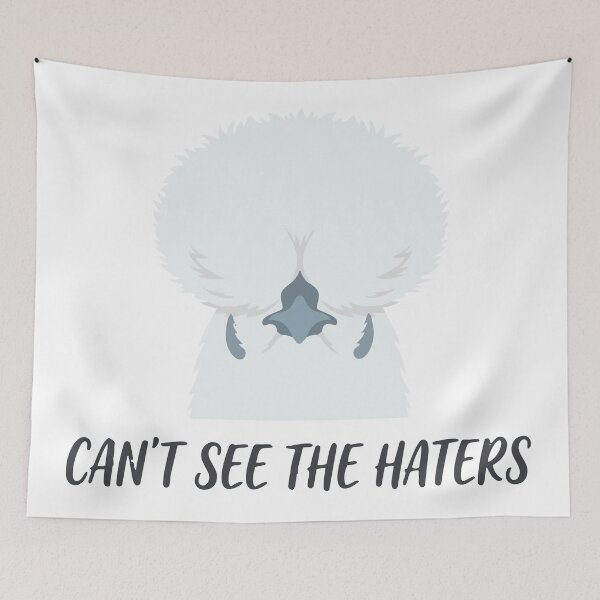 Item preview, Cant See The Haters Funny Silkie Chicken Humor designed and sold by Petzzz.