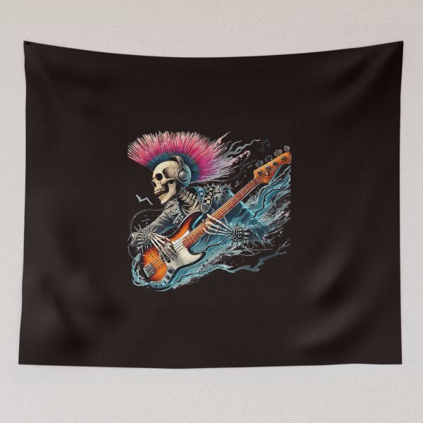 Item preview,  Band Rock Punk Skeleton Band Rock designed and sold by jeflailey.