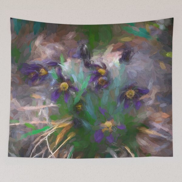 Item preview, Jane Kenyons Pasque Flower designed and sold by Wayne King.