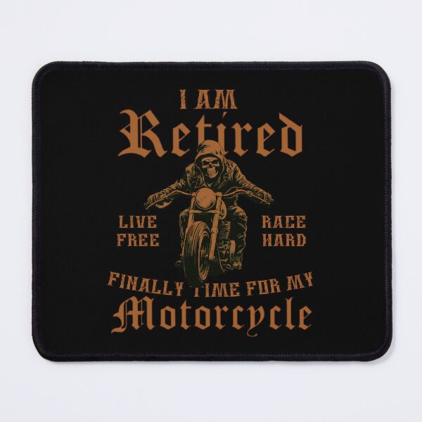 Item preview, Retirement Motorcycle Retiree Saying Vintage designed and sold by MaximWundersee.