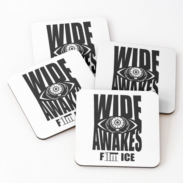 Item preview, WIDE AWAKES Film ICE F ICE legal observers  (black text version) designed and sold by Winner Chicken Dinner Designs.