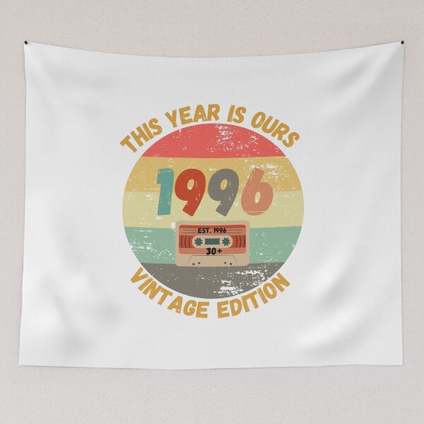 Item preview, Vintage 1996 Birthday Shirt – Retro Cassette Design, Est. 1996, 30+ Classic Style designed and sold by KapiPrint.