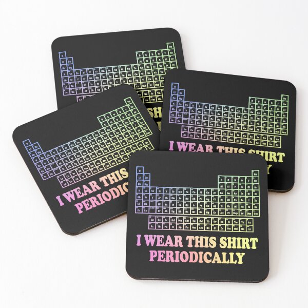 Item preview, I Wear This Shirt Periodically Funny Science Humor Graphic Tee designed and sold by ScienceCorner.