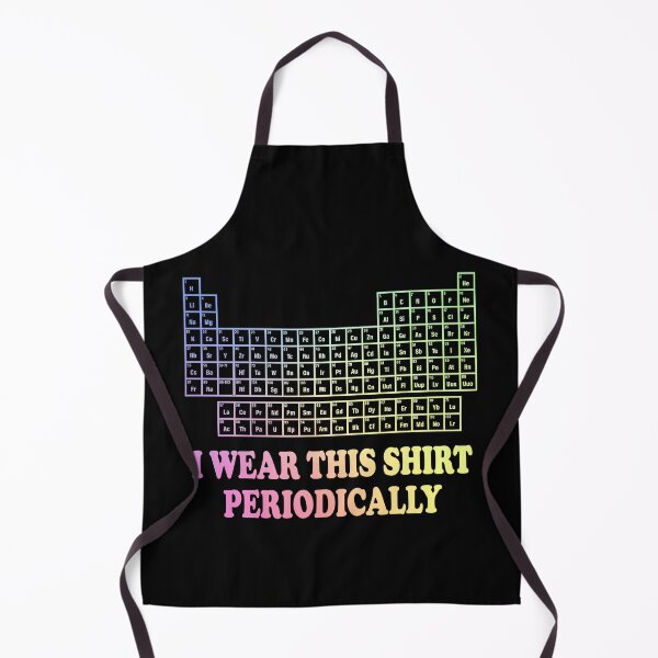 Item preview, I Wear This Shirt Periodically Funny Science Humor Graphic Tee designed and sold by ScienceCorner.