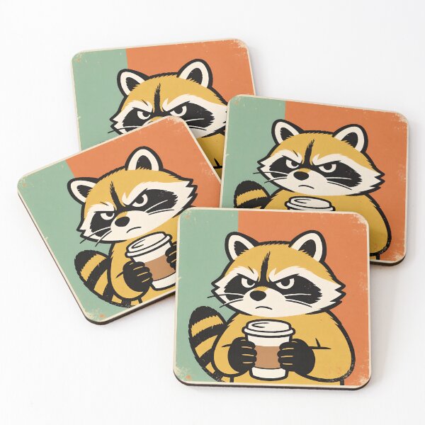 Item preview, Angry racoon designed and sold by Chaos-Approved.