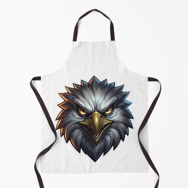 Item preview, Fierce Eagle Head Mascot – Powerful Predator Bird Illustration designed and sold by Kavya Art.
