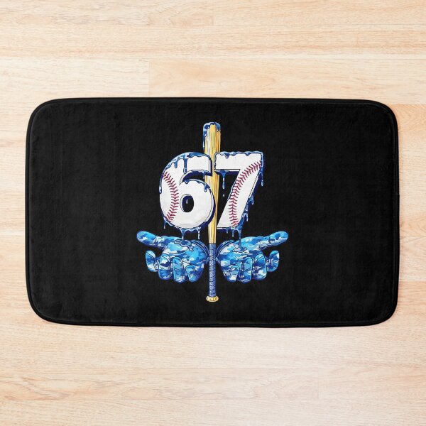Item preview, 67 Baseball Number Ice Cream Drip Blue Camo Style designed and sold by miaa-artistshop.