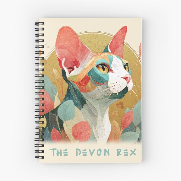 Item preview, The Devon Rex – Regal Whimsy Cat Art designed and sold by ForeverPrintsOK.