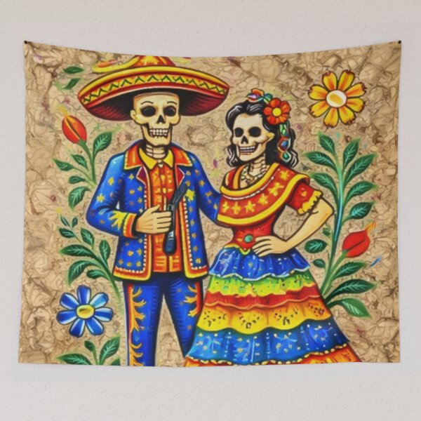 Item preview, Catrina and Catrin Day of the Dead designed and sold by mythographiaart.