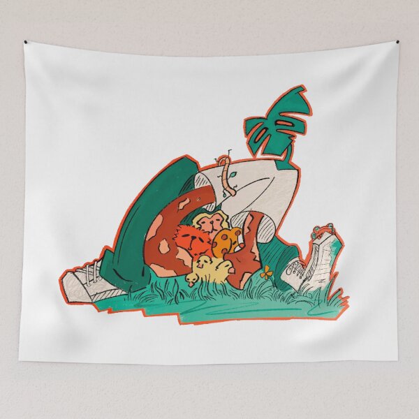Item preview, Monstera Plant Head Plant Dad with Sneakers designed and sold by guilhermemouca.