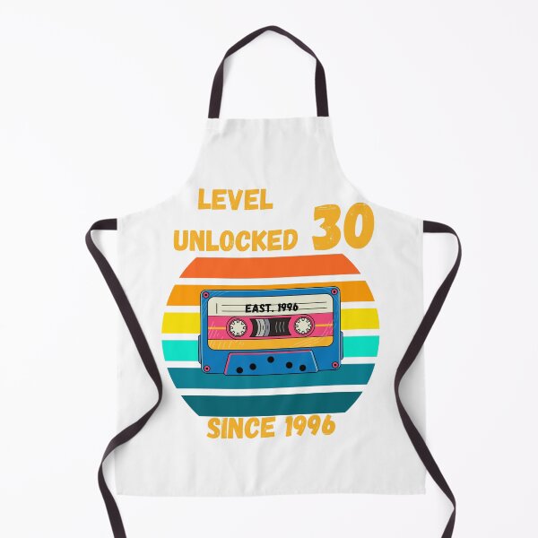Item preview, Level 30 Vintage Cassette Birthday Shirt – Retro 1996 Throwback Gamer Style designed and sold by KapiPrint.