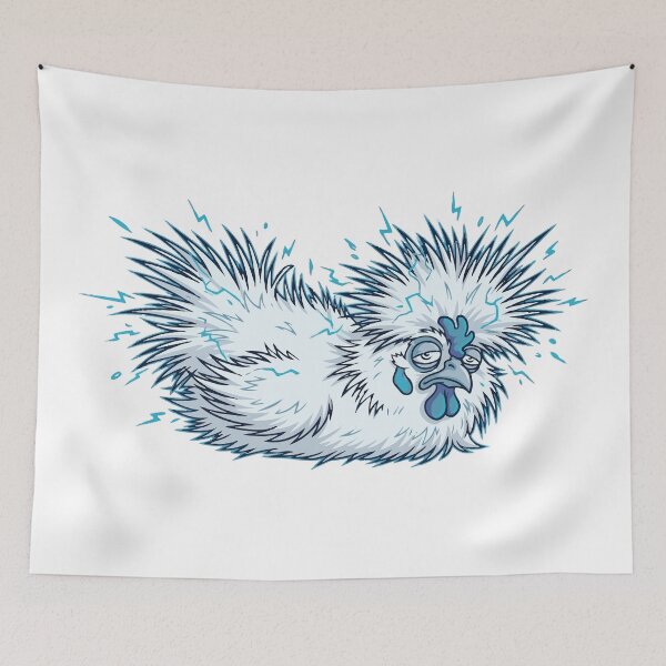 Item preview, I Woke Up Like This Bad Hair Day Silkie designed and sold by Petzzz.