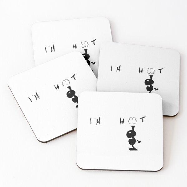 Item preview, "I'M HOT" Minimalist Doodle - Steam Character / "I'M HOT" Doodle Minimalista designed and sold by Kromatik.