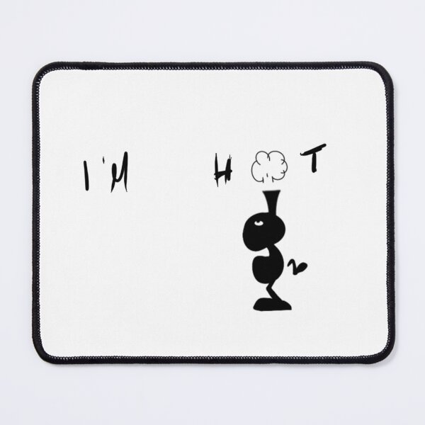 Item preview, "I'M HOT" Minimalist Doodle - Steam Character / "I'M HOT" Doodle Minimalista designed and sold by Kromatik.