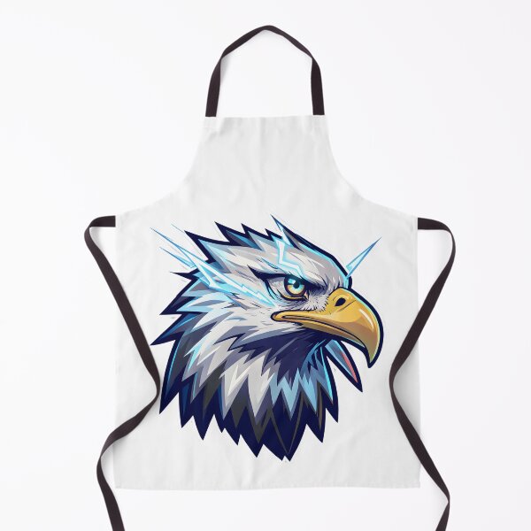 Item preview, Electric Eagle Head – Lightning Power Mascot Vector Art designed and sold by Kavya Art.