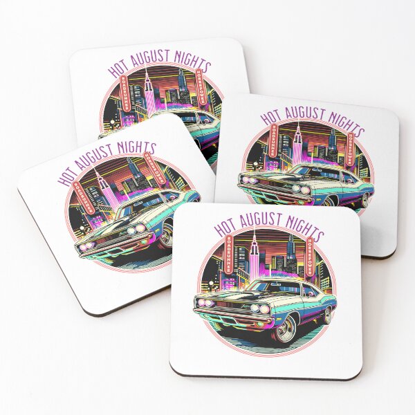 Item preview, Hot August Nights Muscle Car Art  designed and sold by Analog Aura .