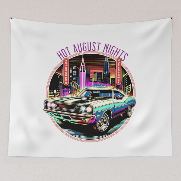 Item preview, Hot August Nights Muscle Car Art  designed and sold by Analog Aura .