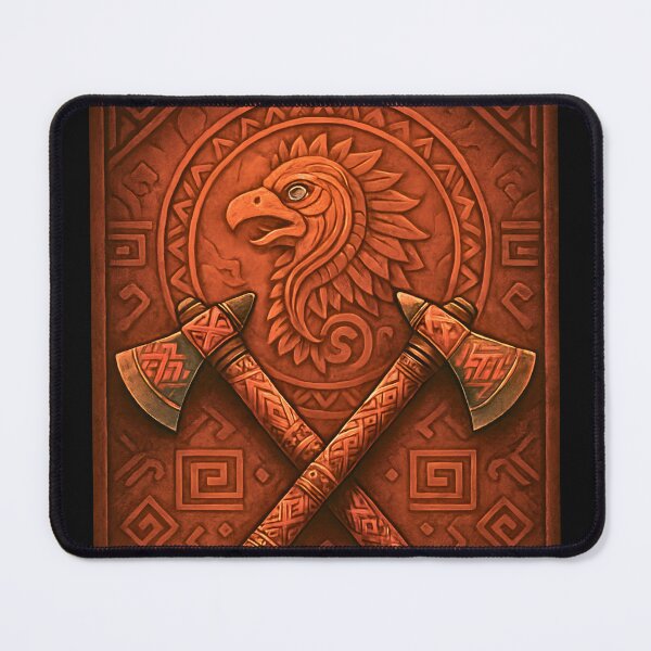 Item preview, Two Tribal Tomahawks – Native American Wall-Inspired Design designed and sold by Runes & Embers .