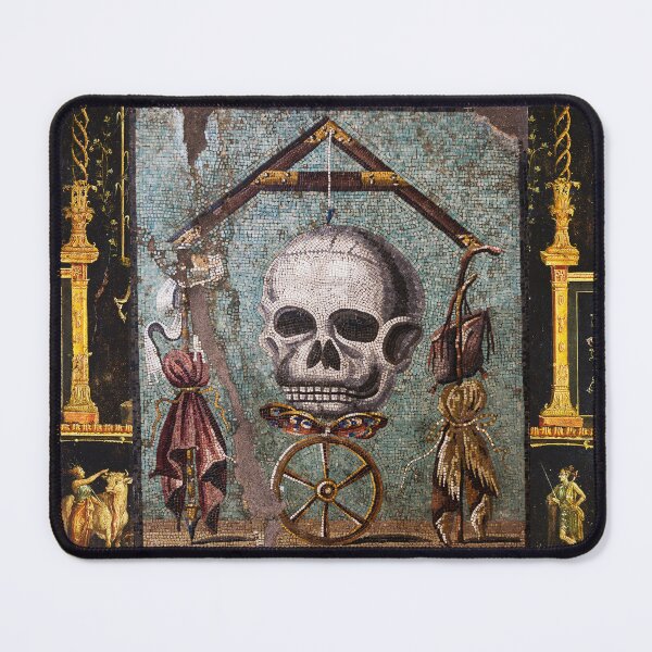 Item preview, POMPEII COLLECTION / MEMENTO MORI, SKULL ,BUTTERFLY  AND WHEEL OF FORTUNE designed and sold by BulganLumini.