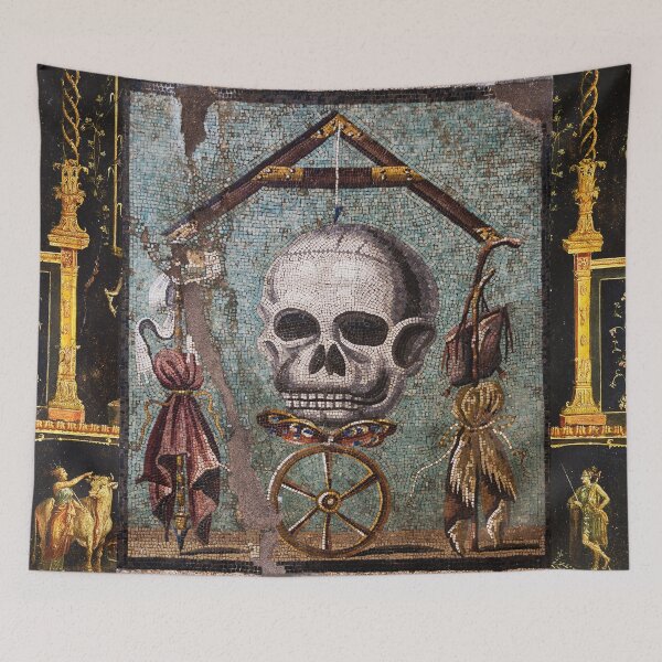 Item preview, POMPEII COLLECTION / MEMENTO MORI, SKULL ,BUTTERFLY  AND WHEEL OF FORTUNE designed and sold by BulganLumini.