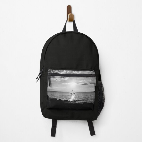 Item preview, Black and white minimal seascape decor art designed and sold by Natart1004.