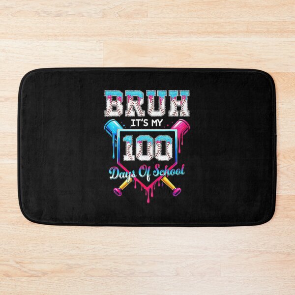Item preview, BRUH IT'S MY 100 DAYS OF SCHOOL Funny Baseball Ice Cream Drip designed and sold by miaa-artistshop.