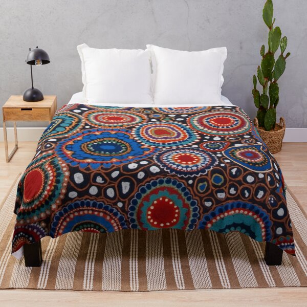 Item preview, Aboriginal Inspired Art - Abstract Vivid Circles Of Life designed and sold by GrinGalore.