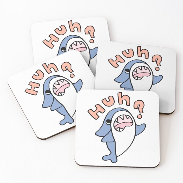 Item preview, Cute Shark Saying Huh designed and sold by littleworldpp.