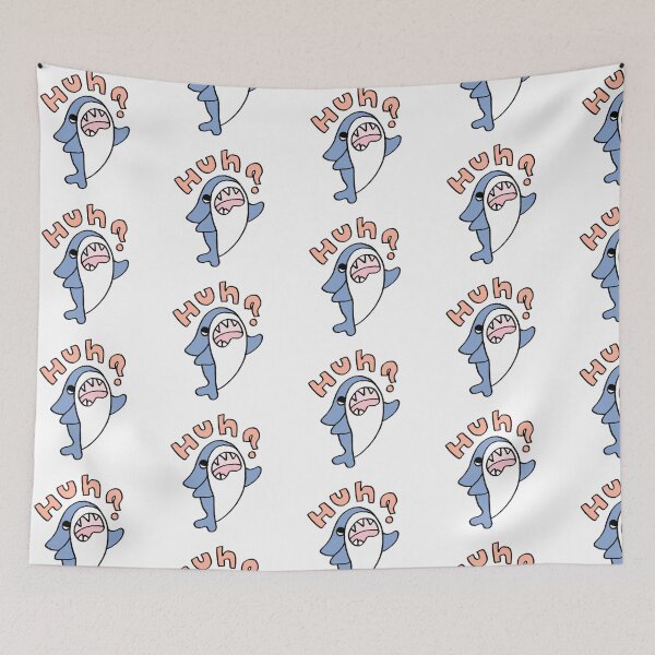 Item preview, Cute Shark Saying Huh designed and sold by littleworldpp.