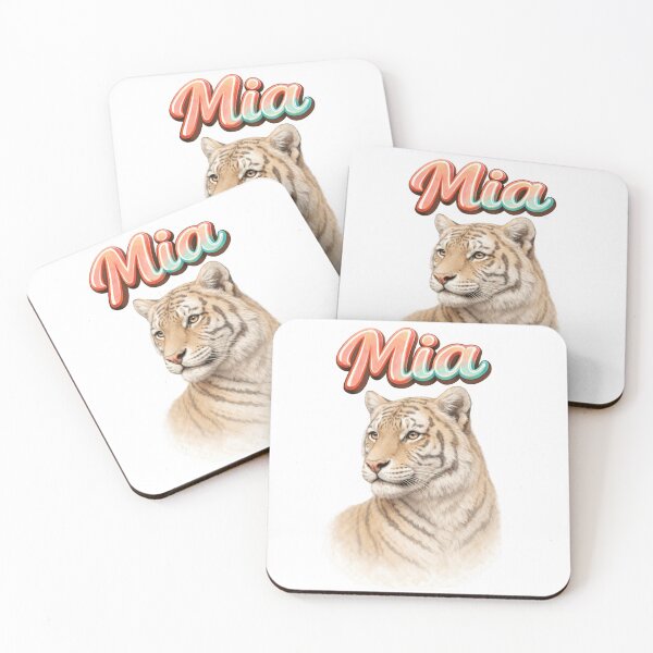 Item preview, Mia Tiger Zodiac — Courage, Inner Power and Calm Confidence of the Chinese Tiger designed and sold by AlexLineArt.