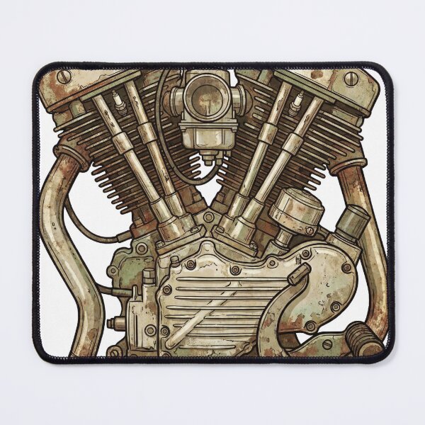 Item preview, Vintage Motorcycle Engine designed and sold by pictranoosa.
