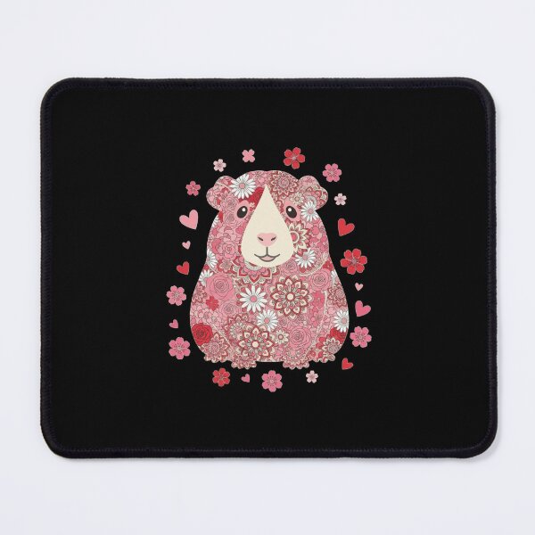 Item preview, Floral Guinea Pig Flower Lover Gift designed and sold by CORJIDOG-ART.