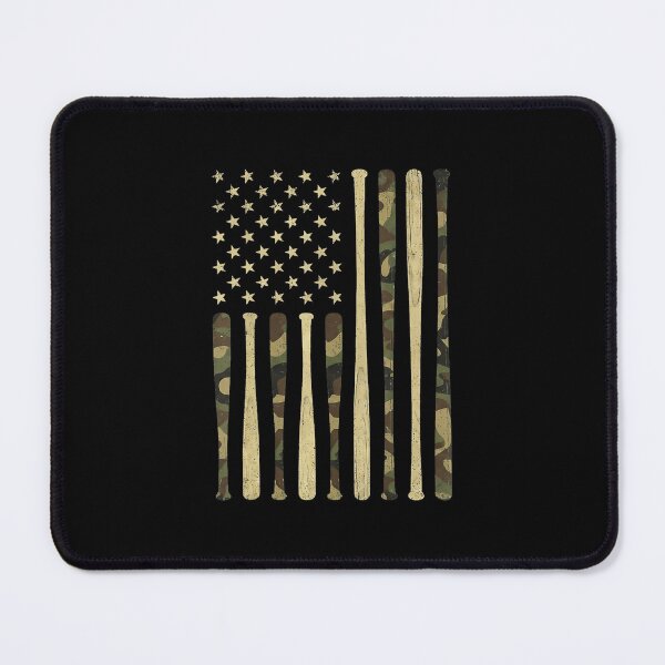 Item preview, Camo Baseball American Flag Patriotic Sports Style designed and sold by miaa-artistshop.
