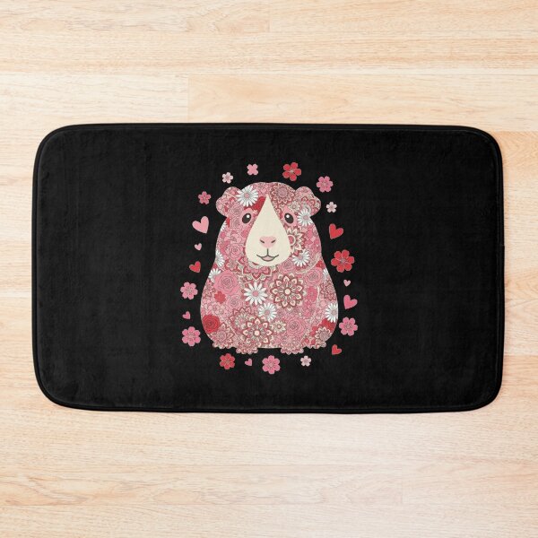 Item preview, Floral Guinea Pig Flower Lover Gift designed and sold by CORJIDOG-ART.