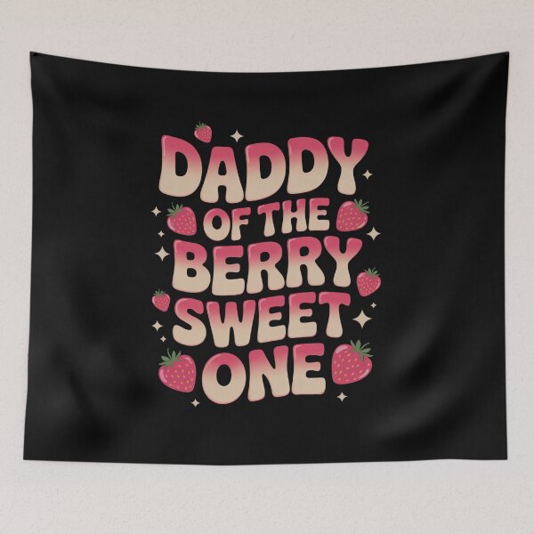 Item preview, Daddy Of The Berry Sweet One Father Strawberry Lover designed and sold by CORJIDOG-ART.