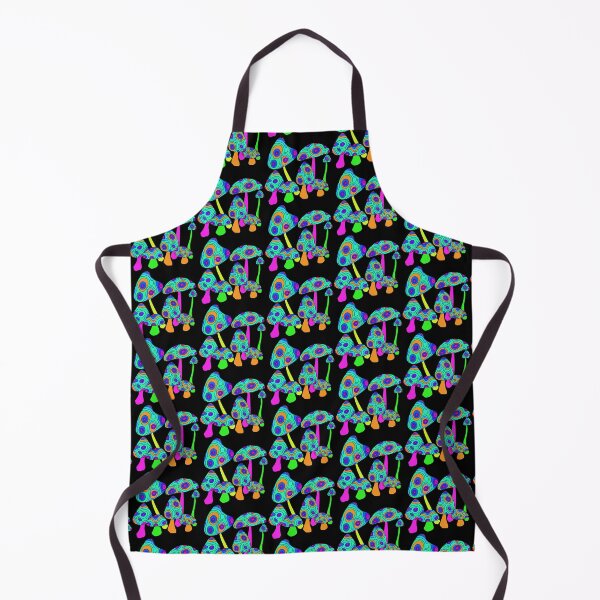 Item preview, Technicolor Mushrooms Green Fungi designed and sold by kitschandkawaii.