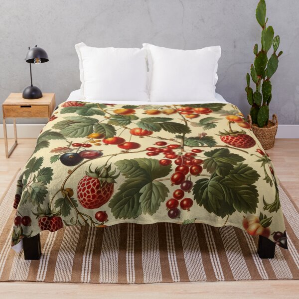 Item preview, Victorian Berry Pattern – Botanical Vintage Illustration designed and sold by GildedPagesCo.