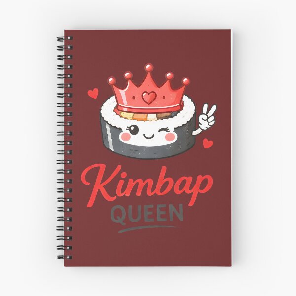 Item preview, Kimbap Queen Korean Food Lover Cute Illustration designed and sold by HowToCanadian.