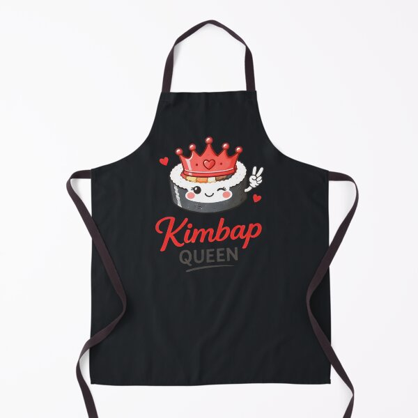 Item preview, Kimbap Queen Korean Food Lover Cute Illustration designed and sold by HowToCanadian.