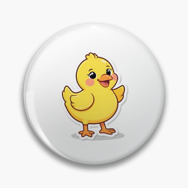 Item preview, Cute Yellow Chick Cartoon – Kawaii Baby Bird Illustration designed and sold by Kavya Art.
